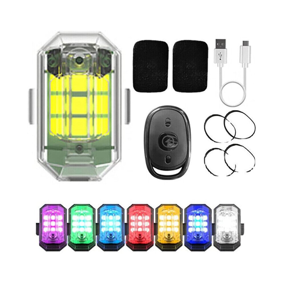 ( 1Pack) High Brightness Wireless Led Strobe 7 Colors Rechargeable Light 914207794344