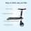 (Blue) Universal Stroller Foot pedal stroller 2