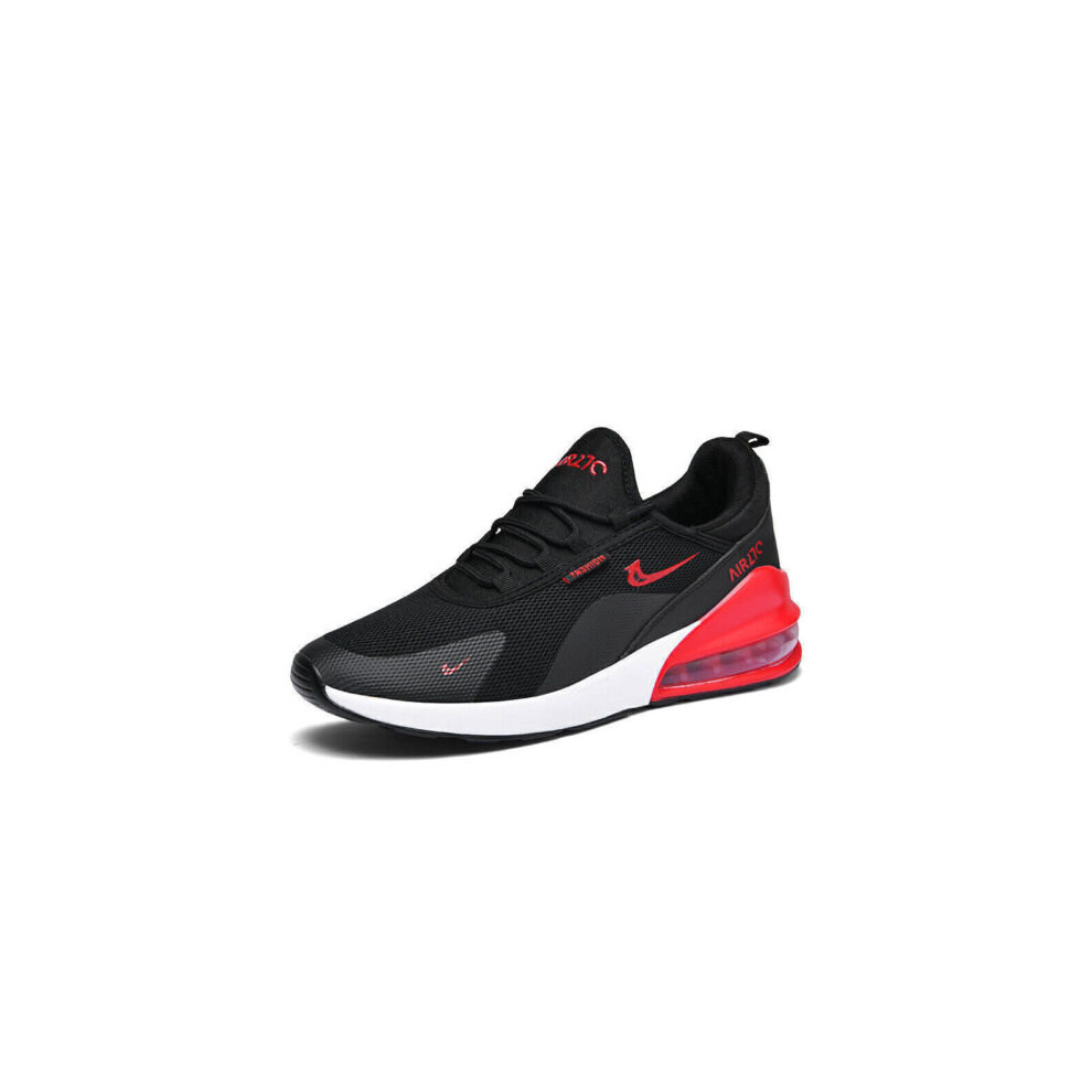 (Black ? Red, UK11/ EUR 46) Mens Womens Gym Trainers Casual Sports Athletic Running Shoes Sneakers UK3-11~