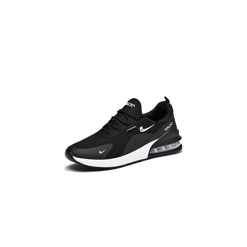 (Black, UK9 / EUR 44) Mens Womens Gym Trainers Casual Sports Athletic Running Shoes Sneakers UK3-11~