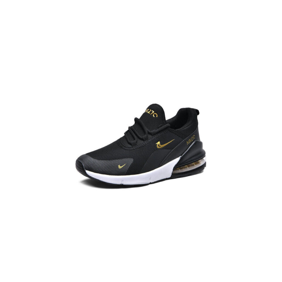 (Black ? Gold, UK11/ EUR 46) Mens Womens Gym Trainers Casual Sports Athletic Running Shoes Sneakers UK3-11~