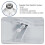 3 PACK For LG-LT1000P ADQ747935 Refrigerator Water Filter Replacement Kit 11