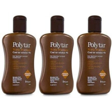 Polytar Scalp Coal Tar Shampoo 150ml - Pack of 3