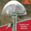 SPARES2GO Squirrel Baffle Dome Adjustable Hook Bird Feeder Hanging Guard (Pack of 4) 5
