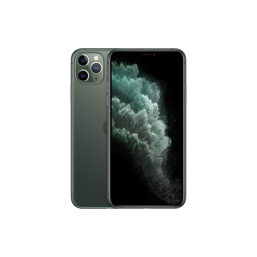 (Midnight Green, 64GB) Apple iPhone 11 Pro Max Unlocked, 64GB/256GB/512GB, All Colours - Fair Condition