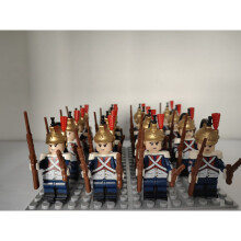 (Type 3) 16pcs Napoleonic War Building Block Figures Swiss Dutch Italian Cavalry Light Infantry Toys