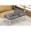 (Black Marble) Folding Laptop Table Bed Stand Computer Desk Table 1