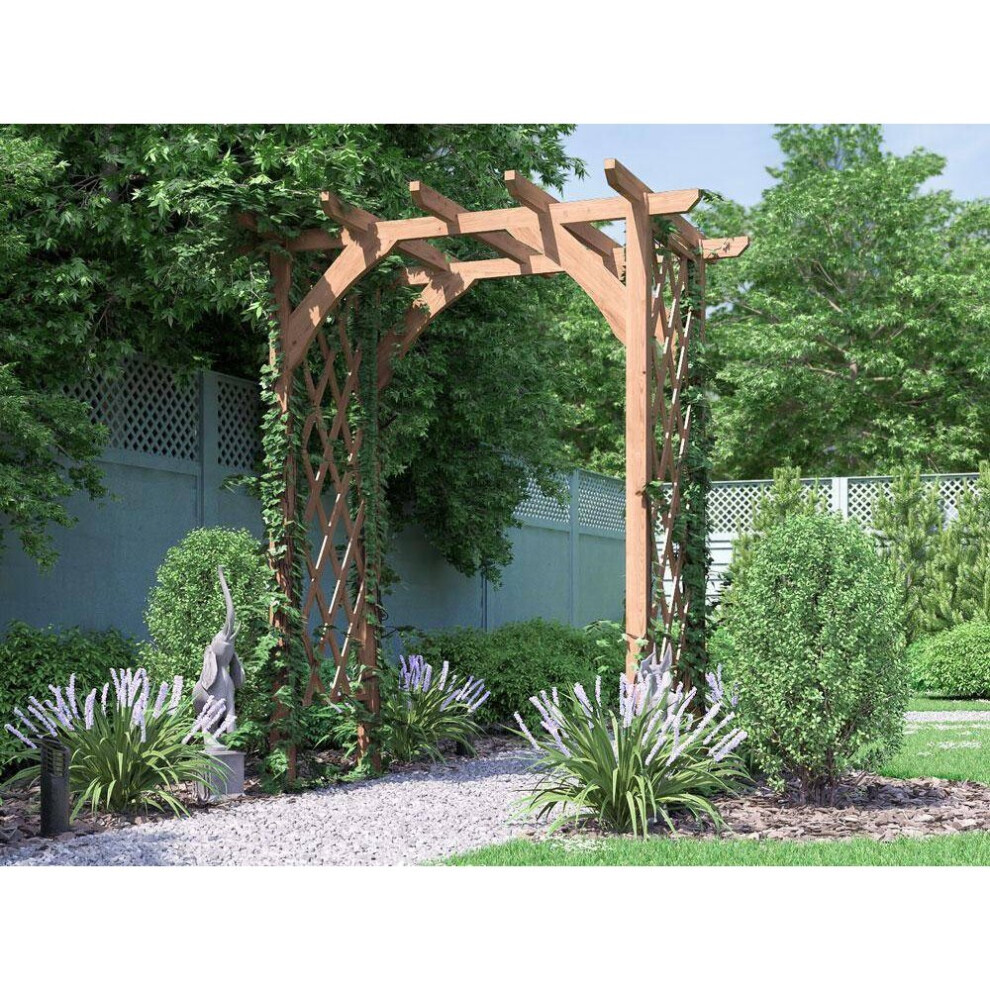 Jasmine Wooden Pergola W1.45m x D0.78m - Arch Way DIY Kit