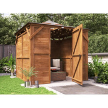 Gazebo With Sides - Erin Gazebo - Enclosed Solid Wall Panels