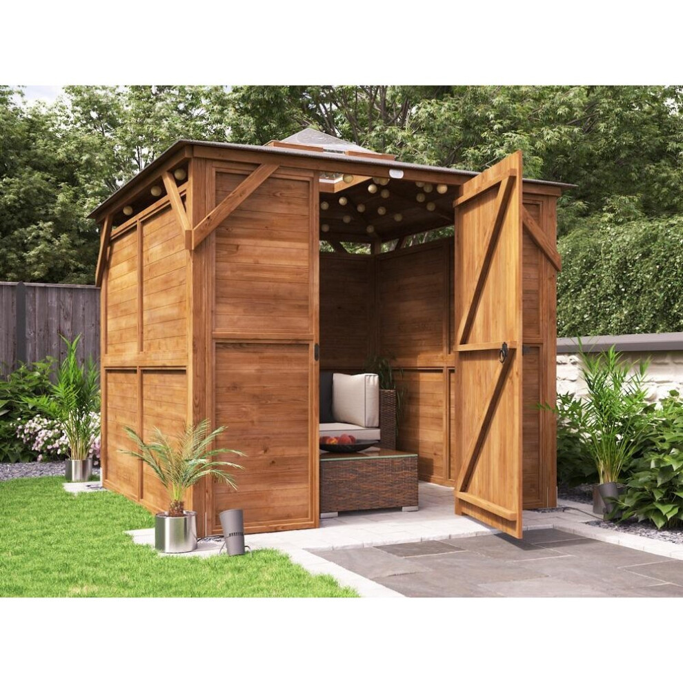 Gazebo With Sides - Erin Gazebo - Enclosed Solid Wall Panels