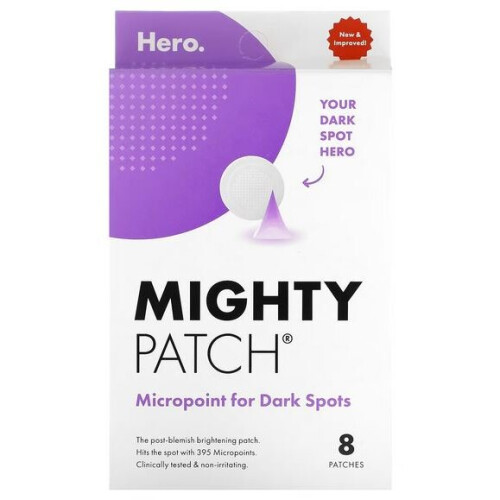 Hero Cosmetics, Mighty Patch, Mikropunkt für dunkle Flecken, 8 Patches