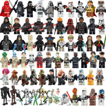 (Star Wars-Set 68pcs) 29/50/68/73pcs/set Star Wars Minifigure Model Building Block Figure Toy Kids Toy Gift Fit Lego