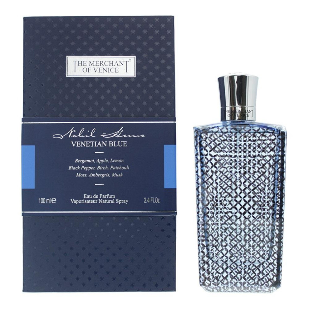 The Merchant Of Venice Venetian Eau De Parfum 100Ml Spray For Him Blue