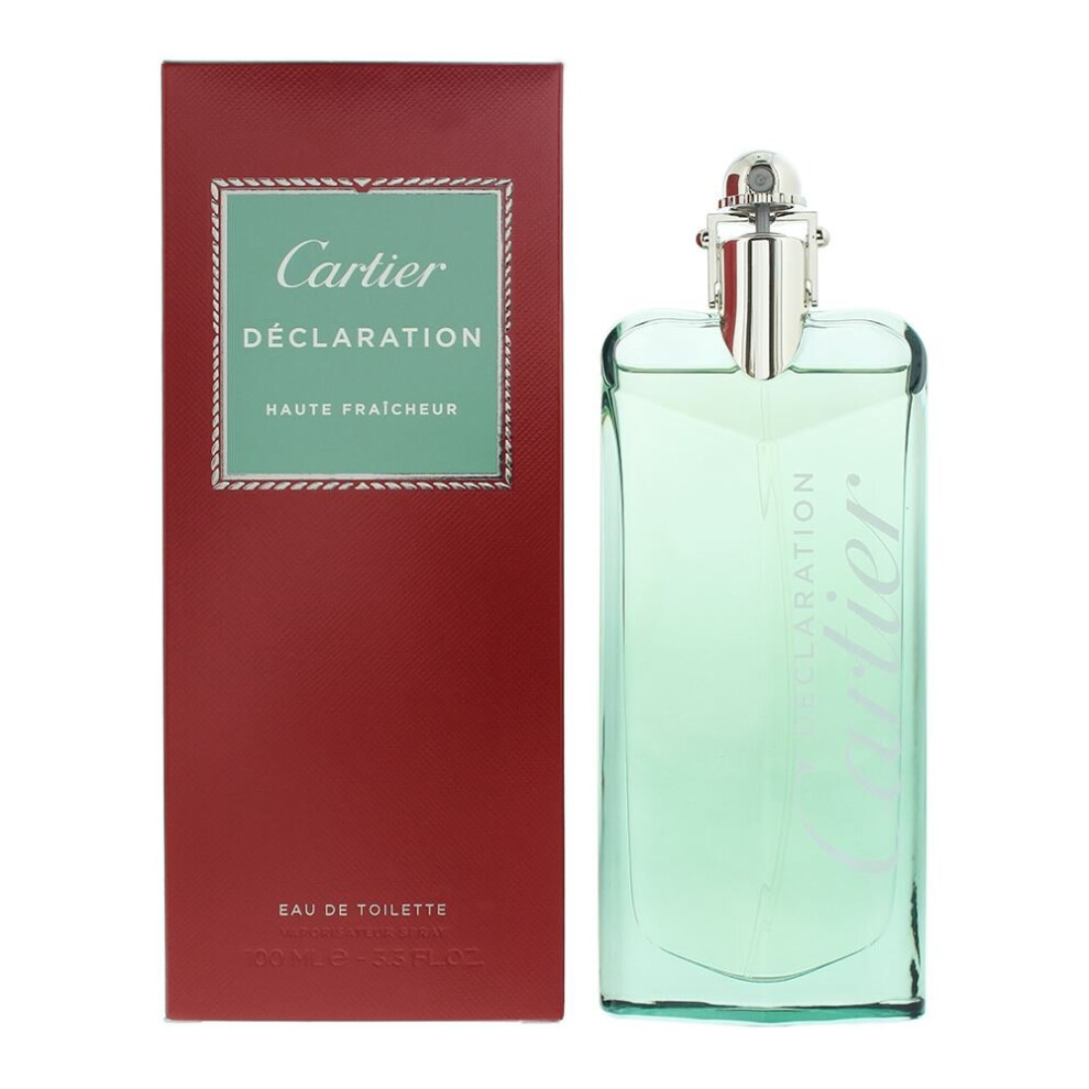 Cartier Declaration Haute Fraicheur Eau De Toilette 100ml Spray For Him