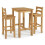 Mercers Furniture Corona Bistro Set Dining Kitchen Breakfast Bar Wooden Pine 2