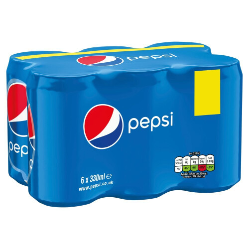 Pepsi Pepsi Cola Cans 6 x 330ml (Pack of 4) 2
