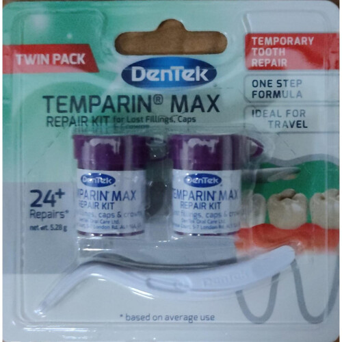 DenTek Temparin Max Emergency Temporary Tooth Filling Twin Kit on OnBuy