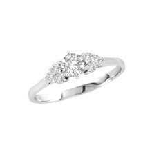 Louis Creations RD222-C043-8 0.5 CTTW Diamond Engagement Ring, 14K Gold - Size 8