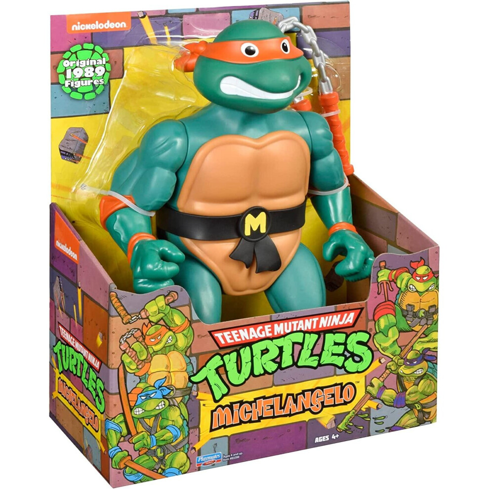 Teenage Mutant Ninja Turtles Giant 12 Inch Vintage MICHELANGELO Figure