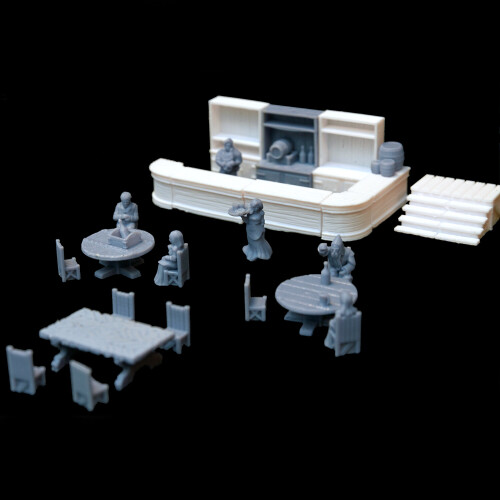 Set Tavern / Bar Micro Version 865 Pièces – Compatible Lego, Thème Pirates