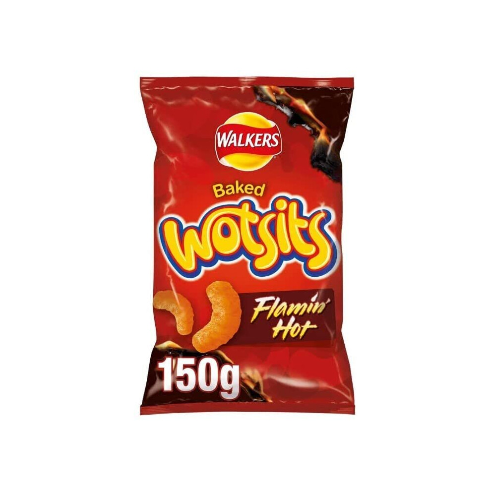 (Pack Of 6) Baked Wotsits Flamin' Hot 150g