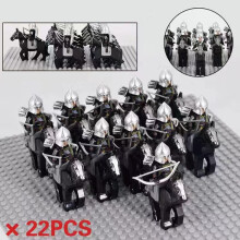 (Knight Gondor 2) Lord of the Rings Figures Soldier Dorian Ross Swan Knight Legion Figures Building Blocks Assembled Toys