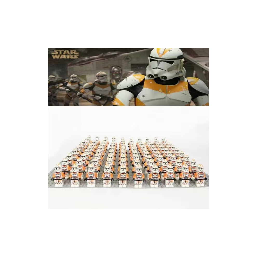 (100PCS Star Wars-Set 17) Star Wars Clone Wars Fit Lego Minifigures Toy Collection 100pcs Pack