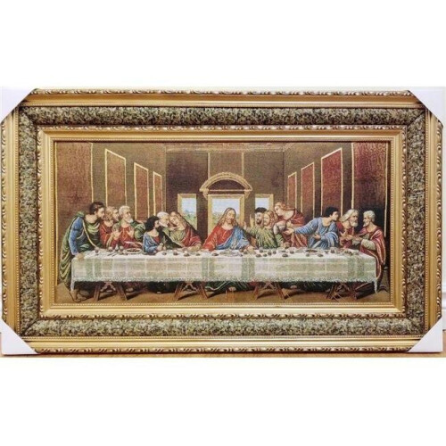 Mr. MJs Trading SC-YL366 The Last Supper Framed Tapestry