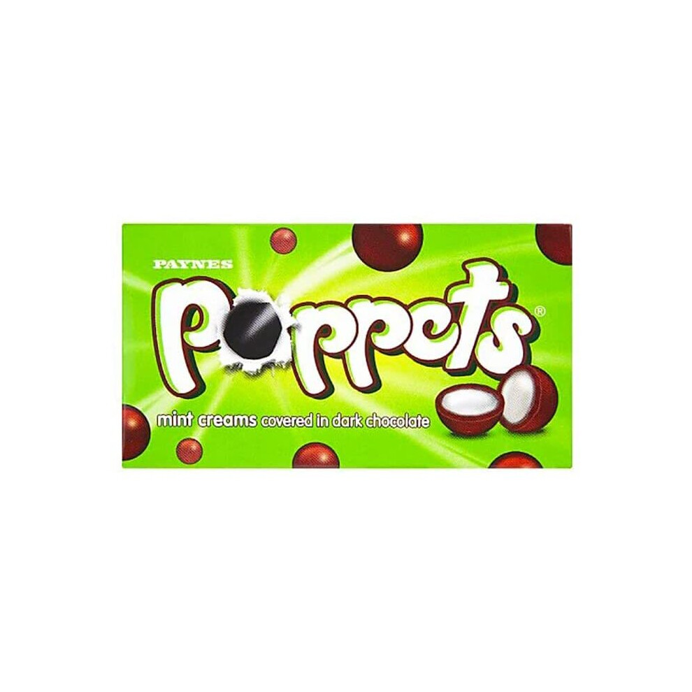 (Pack Of 9) Poppets Mint Creams 41g Tasty And Twisty