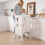 Costway Kids' Kitchen Step Stool Wooden Folding Toddler Standing Safety Tower 3
