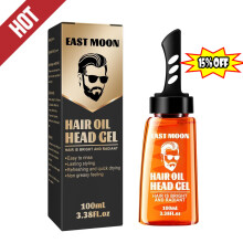 2 In 1 Hair Wax Gel With Comb Long Lasting Men'S Hair Gel Styling Hair