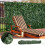 3M Artificial Ivy Leaf Hedge Wall Fence Roll Balcony Screening Fake 4