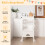 Costway Kids' Kitchen Step Stool Wooden Folding Toddler Standing Safety Tower 5