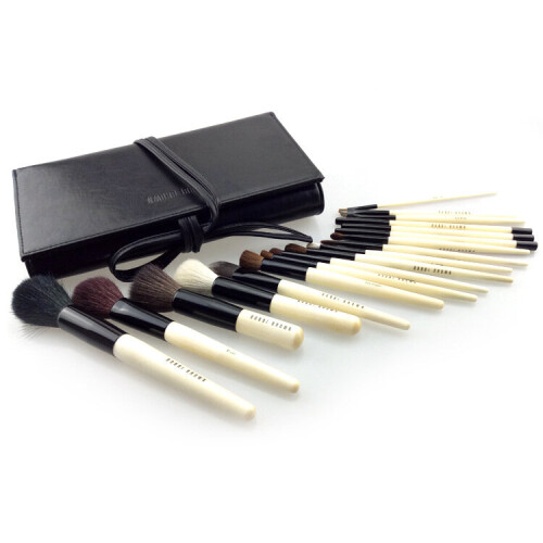 18pc Bobbi Brown Brush Set Brushes Portable Travel Eyeshadow Contour