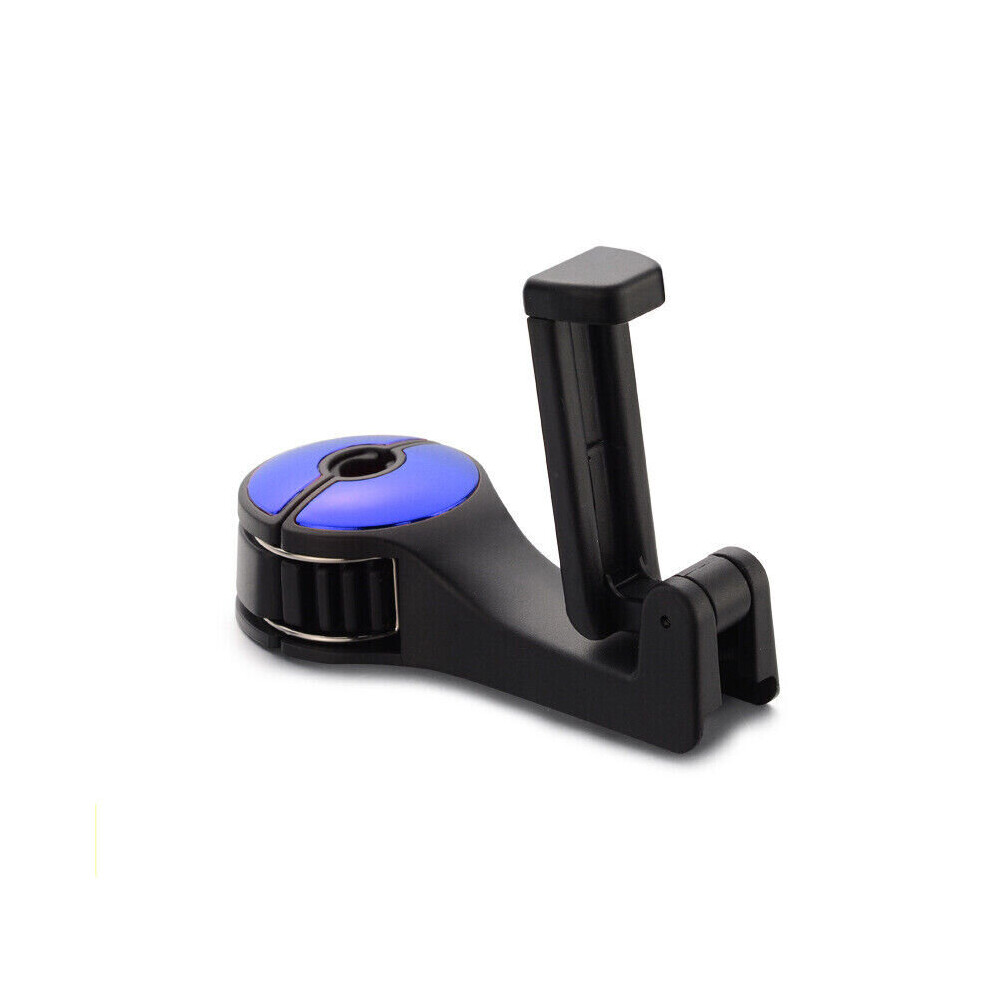 ( ) Car Seat Back Hook Bag Storage Headrest Hook Hanger Mobile Blue 914207795426