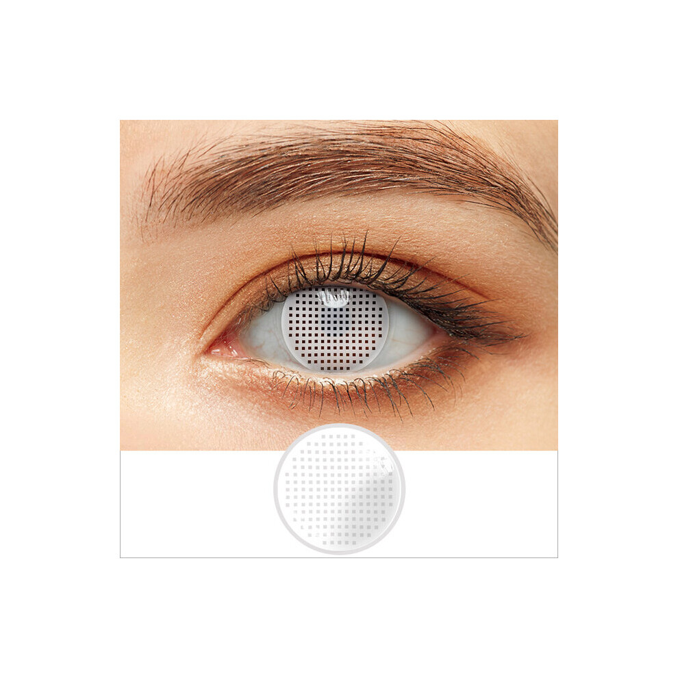 (White Mesh) NEW'C Colorful Contact Lenses Anime Cosplay Eye Lenses