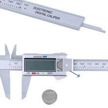 Electronic Digital Caliper 6'' Vernier Caliper 150mm Plastic Calliper