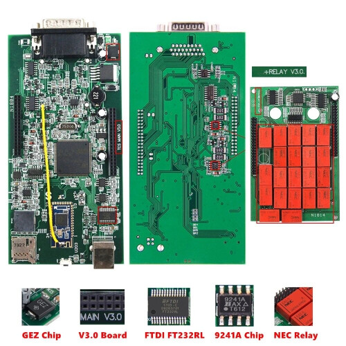 Diagnostic Tool Device For Delphi DS150E Vehicle Software 2017 R3 2020 1