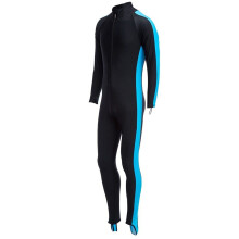 (  L - Lake Blue) Men Womens Quick Dry Full Body Swimming Wetsuit Surf Wet Surf