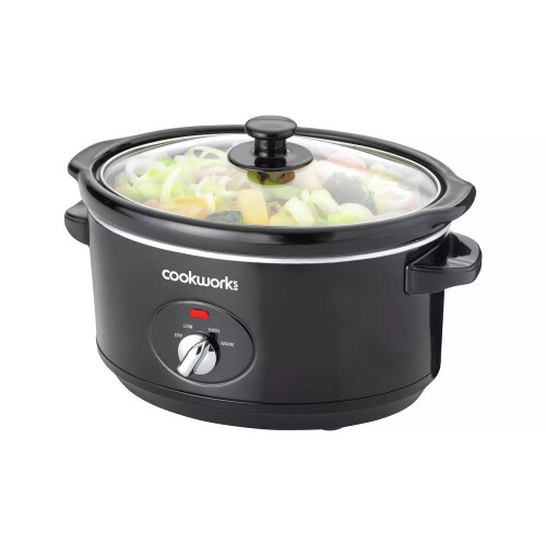 Cookworks 3.5L Slow Cooker - Black 2
