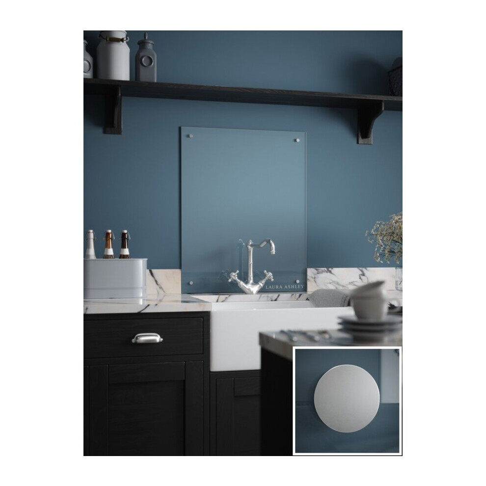 Laura Ashley Kitchen Splashback Clear Glass Cooker Panel 60 x 75cm-image-OPC-PBD9HRH-NEW
