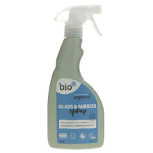 Bio-D Streak Free Glass And Mirror Cleaner Spray 500ml Vegan and Cruelty Free