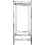 VidaXL vidaXL 2-Layer Tire Rack Silver Steel Workshop Storage Rack Warehouse Shelf 5
