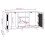 VidaXL (black) vidaXL Sideboard Storage Cabinet Cupboard Solid Wood Pine and Natural Rattan 8
