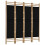 VidaXL (black, 160 x 180 cm) vidaXL Folding Panel Room Divider Privacy Screen Black/Cream White Multi Sizes 3