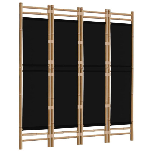 VidaXL (black, 160 x 180 cm) vidaXL Folding Panel Room Divider Privacy Screen Black/Cream White Multi Sizes 2