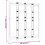 VidaXL (black, 160 x 180 cm) vidaXL Folding Panel Room Divider Privacy Screen Black/Cream White Multi Sizes 9