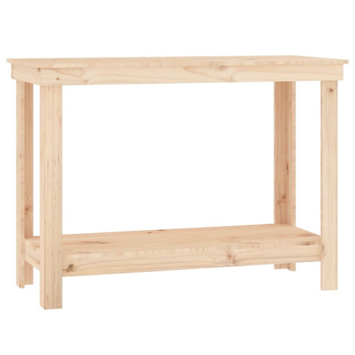 VidaXL (brown, 110 x 50 x 80 cm) vidaXL Solid Wood Pine Work Bench Working Storage Table Multi Colours/Sizes 1