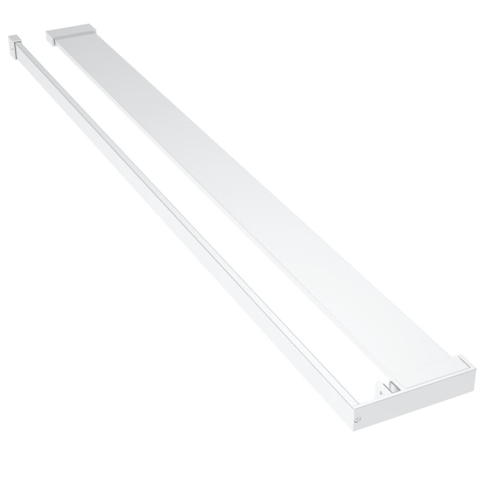 (silver, 100 cm) vidaXL Shower Shelf for Walk-in Shower Wall Aluminium Multi Colours/Sizes