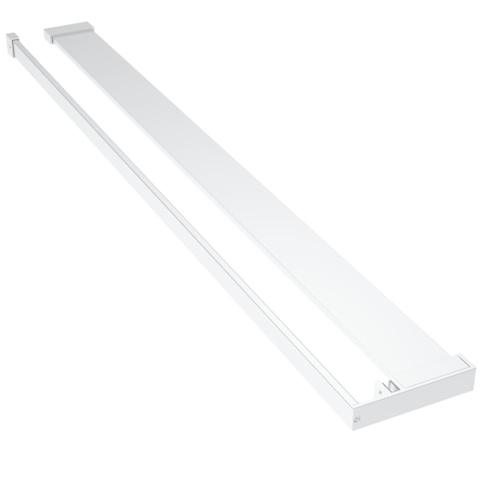 Vidaxl (Silver, 80 Cm) Shower Shelf For Walk-In Shower Wall Aluminium Multi Colours/Sizes